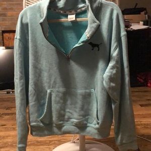 Victoria Secrets Pink quarter zip